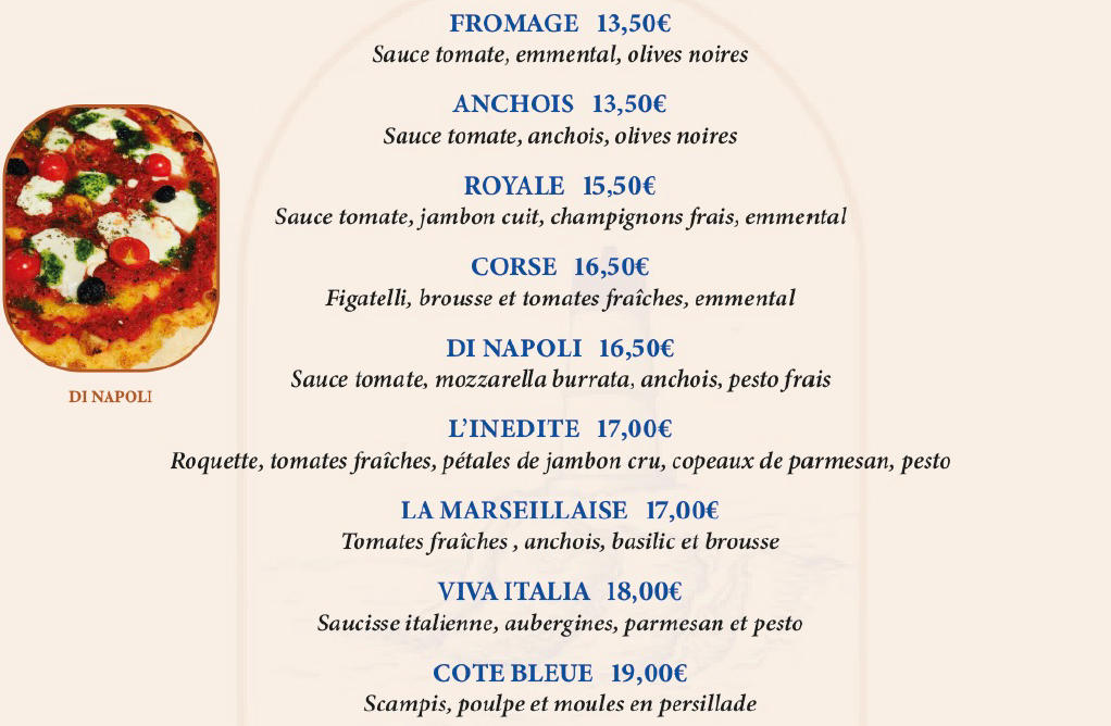 pizza au feu de bois, mozarrella